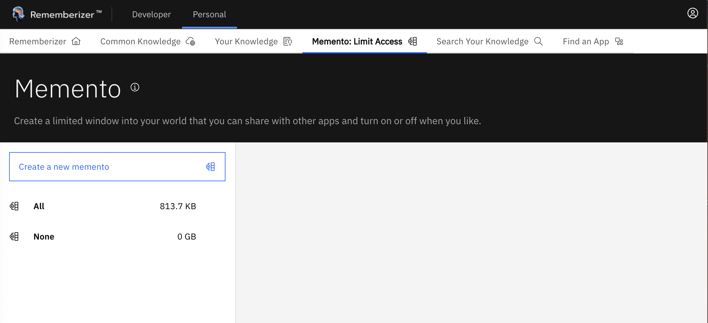 صفحة الميمنتو