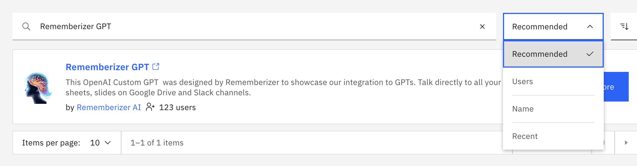 شريط البحث مع زر التصفية والترتيب